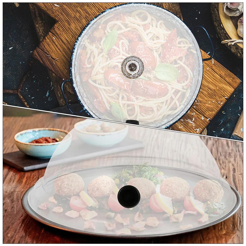 

2pcs Smoking Dome Cover Transparent Food Grade PC Easy Clean Infuser Lid Protective Kitchen Bar Home Hotel Restaurant Molecular