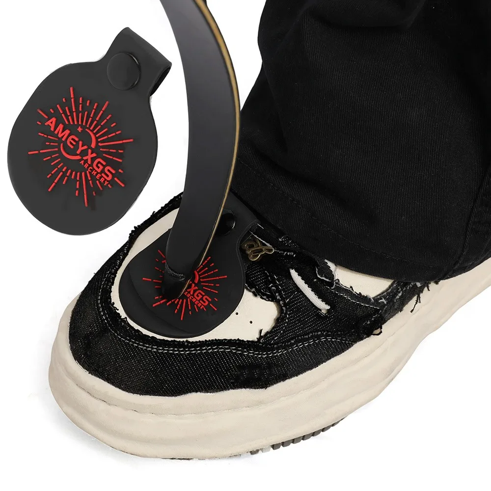 Archery Recurve Bow Limb Tip Shoes Foot Secure Longbow Protector Rubber Pad Durable for Outdoor Hunting Shooting Accessories