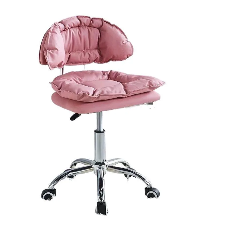 Bar chair, cloud backrest lift makeup chair, bar pulley rotating high stool hair beauty manicure computer chair