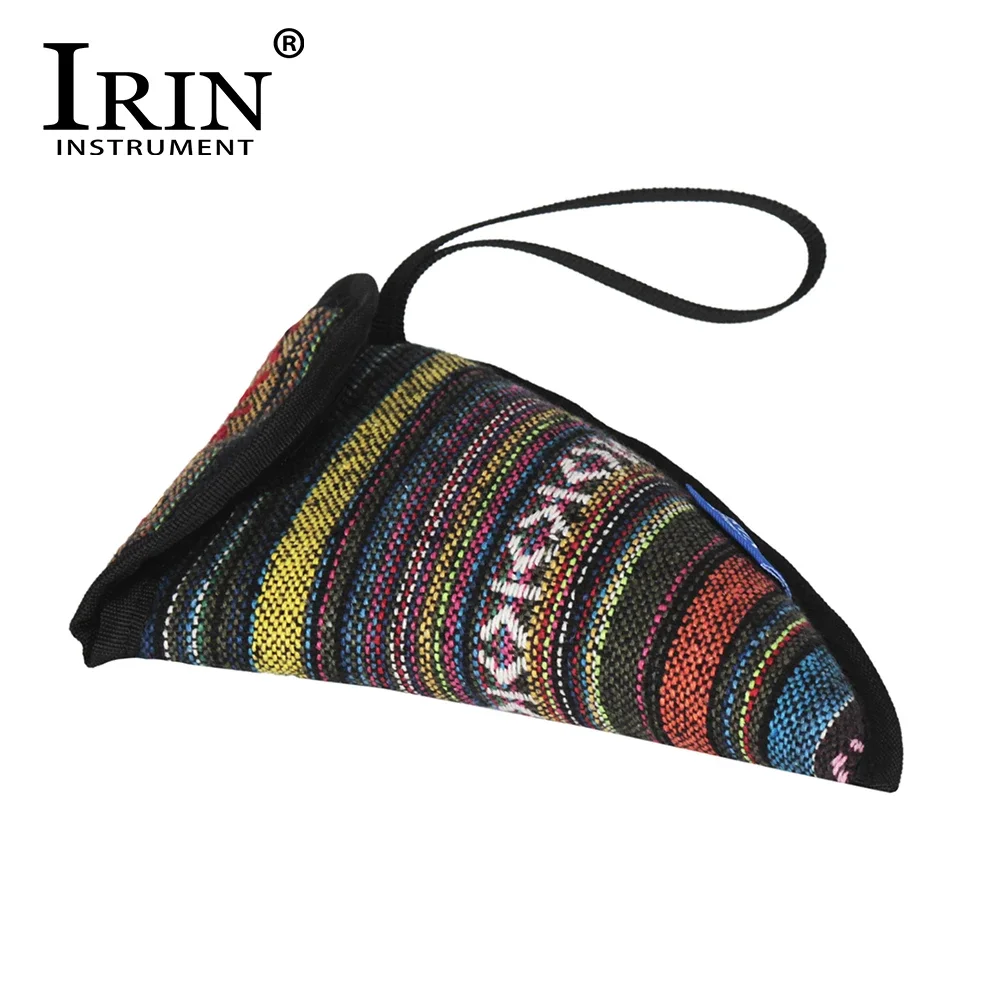 IRIN 12 Holes Ocarina Bag Colorful Waterproof Carrying Bag Ocarina Protective Triangle Cloth Bag Musical Instrument Accessory