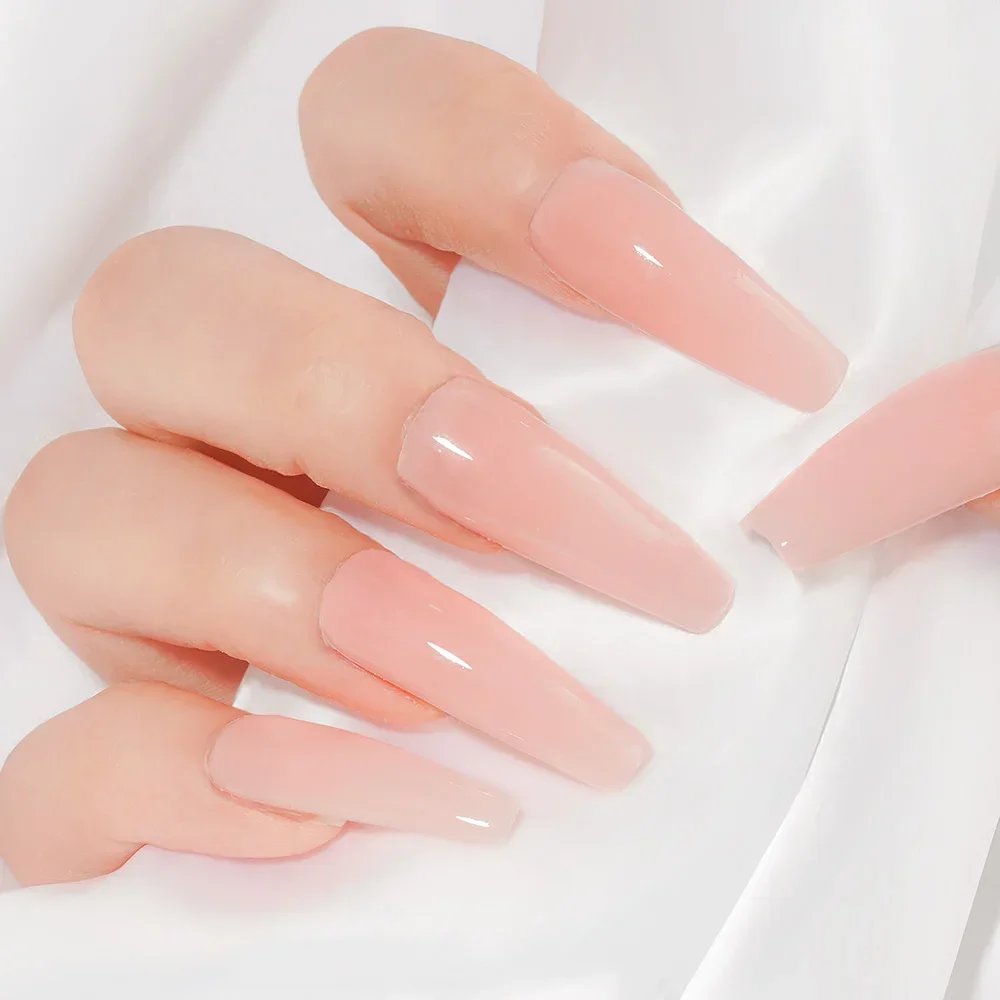 Fsixcl 96 cores nude branco claro mergulhando pó acrílico arte do prego glitter extensão funcional esculpir manicure diy mergulho pigmento