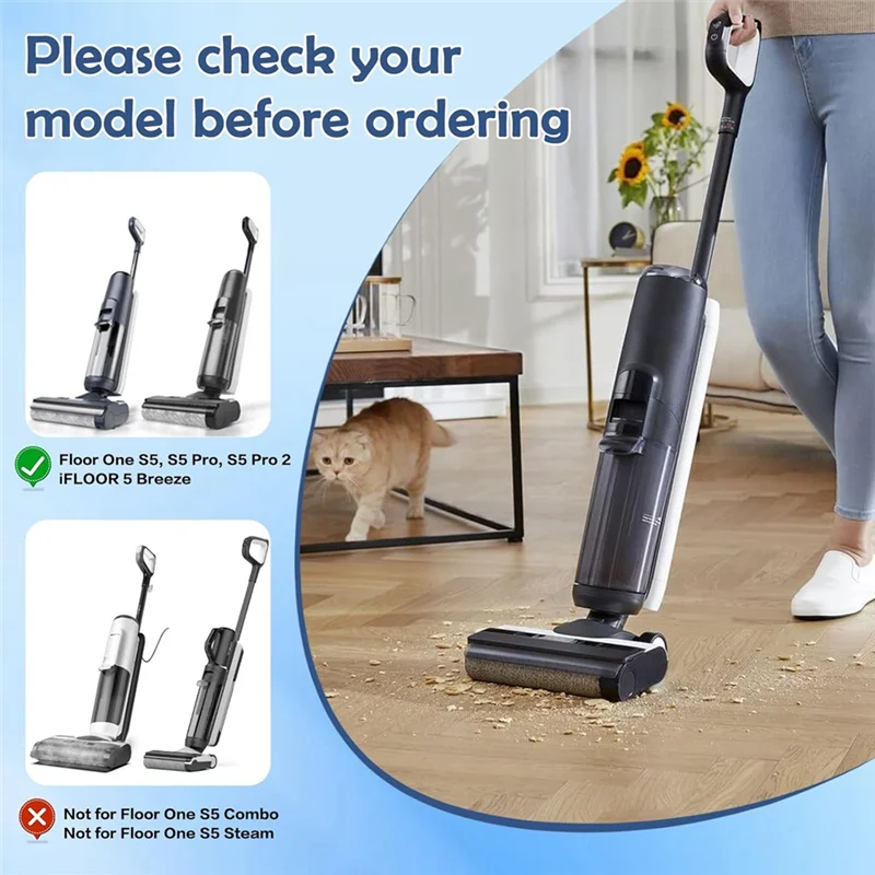 BAAN-HEPA filtre brosse rouleau ensemble pour Tineco Floor ONE S5 S5PRO S5PRO 2 IFLOOR 5 brise humide sec aspirateur pièces de rechange