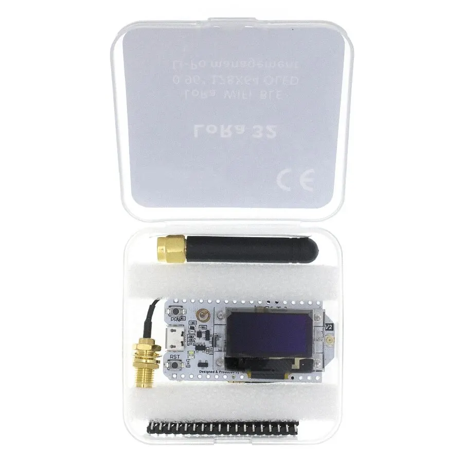 SX1276 ESP32 LoRa 868MHz-915MHz Pantalla OLED azul de 0,96 pulgadas Kit WIFI Bluetooth 32 Placa de desarrollo