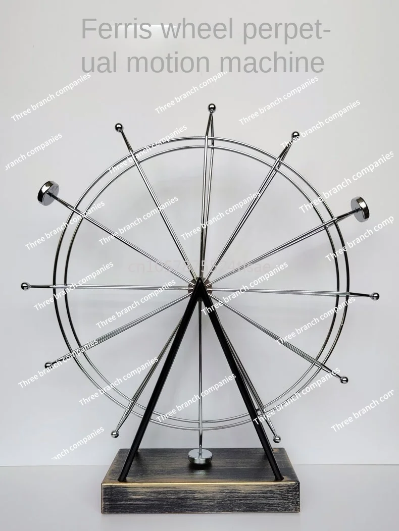 Creative Perpetual Motion Machine Ferris Wheel Rotating Swing Living Room Bedroom Decorations Magnetic Suspension ChaosOrnaments