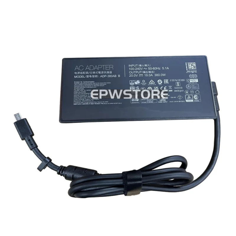 

Оригинальный адаптер питания WW+Original 20V 19A 380W для ASUS ROG Strix SCAR 18 G835LX-SA100W