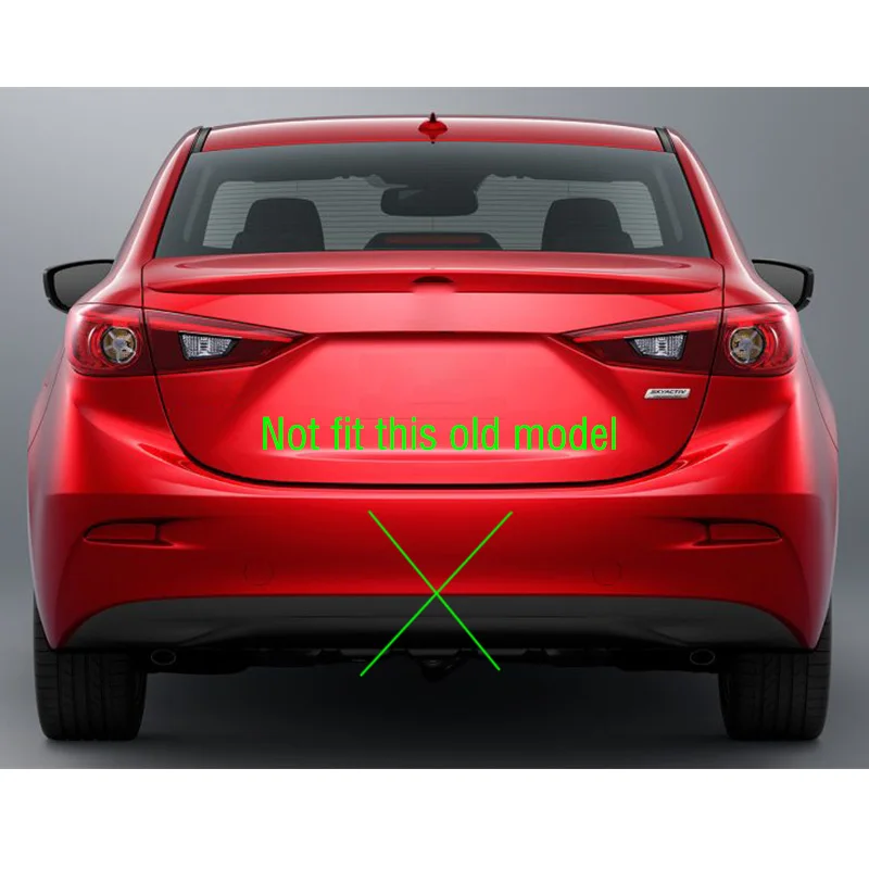 Car Rear Bumper Tow Hook Cover Cap Trailer Hauling Eye Lid For Mazda 3 Axela 2019 2020 2021 - Image 3
