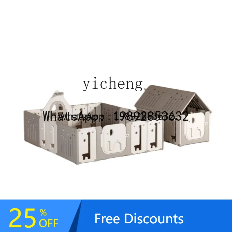 ABC Swing and Slides  Small House Baby Game Protective Grating Baby Children's Playground Ground Indoor Home