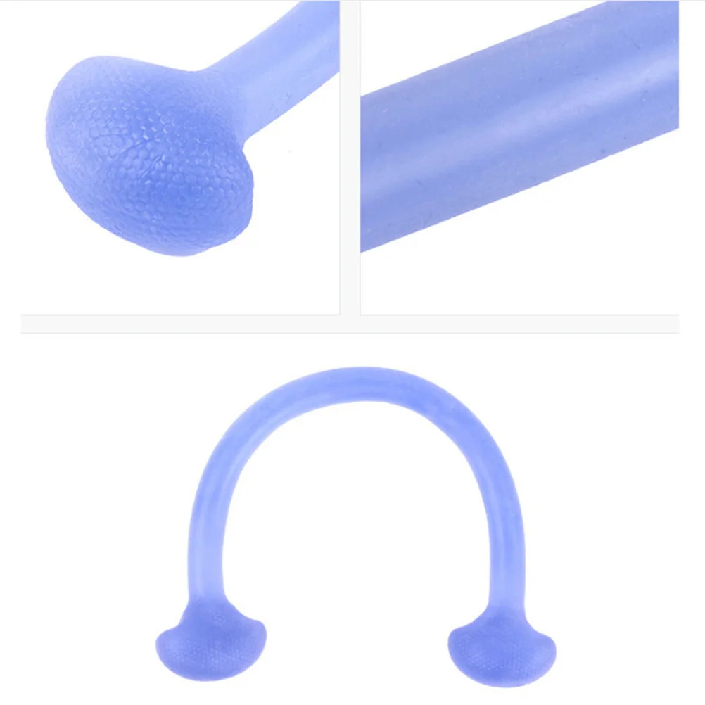 

3Pcs Soft Touch Silicone Resistance Band for Full Body Stretching Portable Fitness Exercise Band for Indoor Outdoor Use