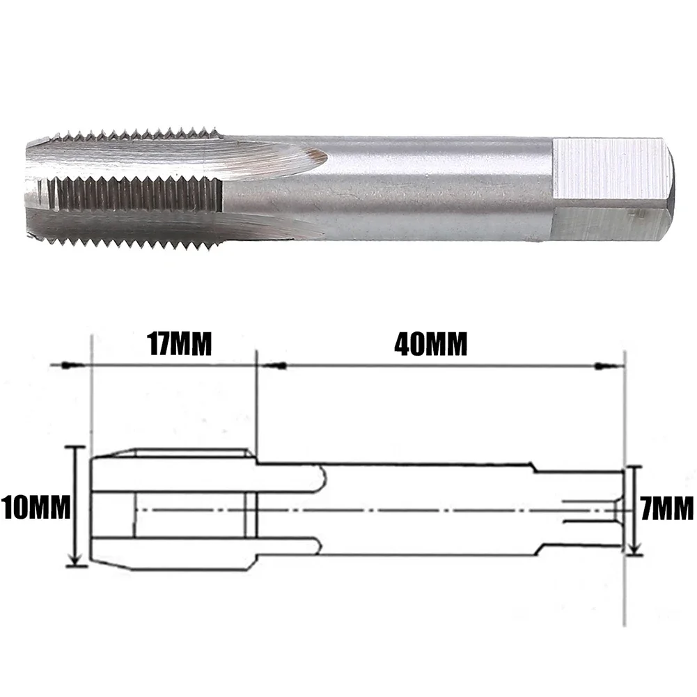 Grifo de tubería cónica NPT HSS, herramienta de reparación de acero de alta velocidad estándar, 1/8- 27