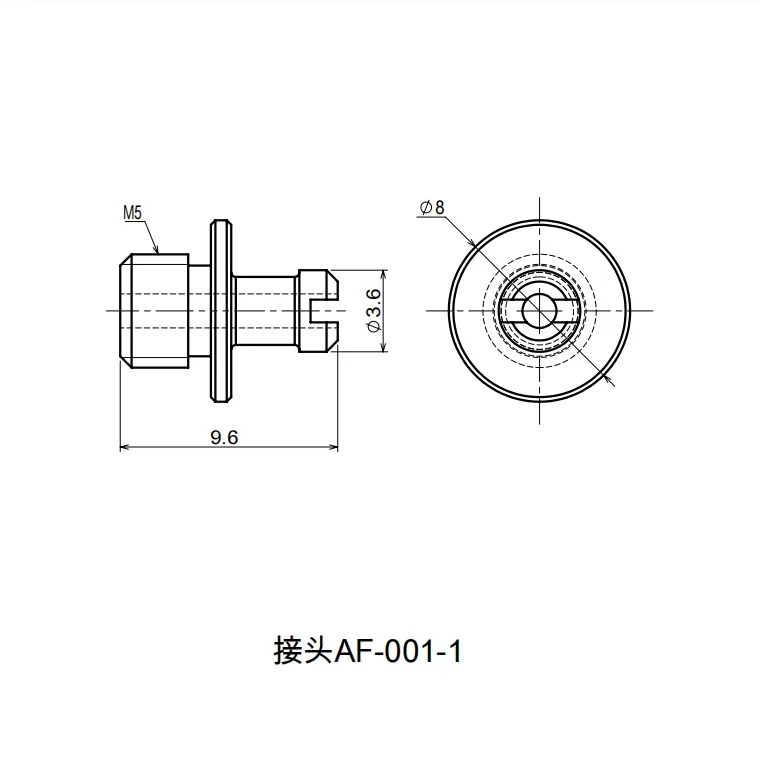 Connecteur de dispositif de changement rapide d'extrémité et bague d'étanchéité, petite taille, 10 pièces