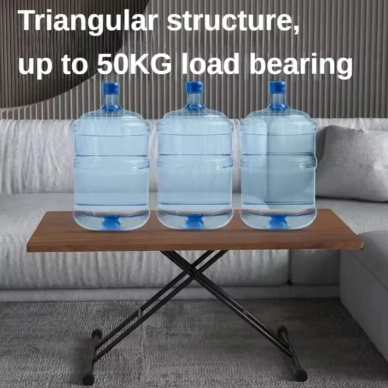 

Многофункциональный подвижный складной обеденный стол, металлические ножки стола, маленькие журнальные столики, выдвижная современная мебель для дома с двойным хранилищем2