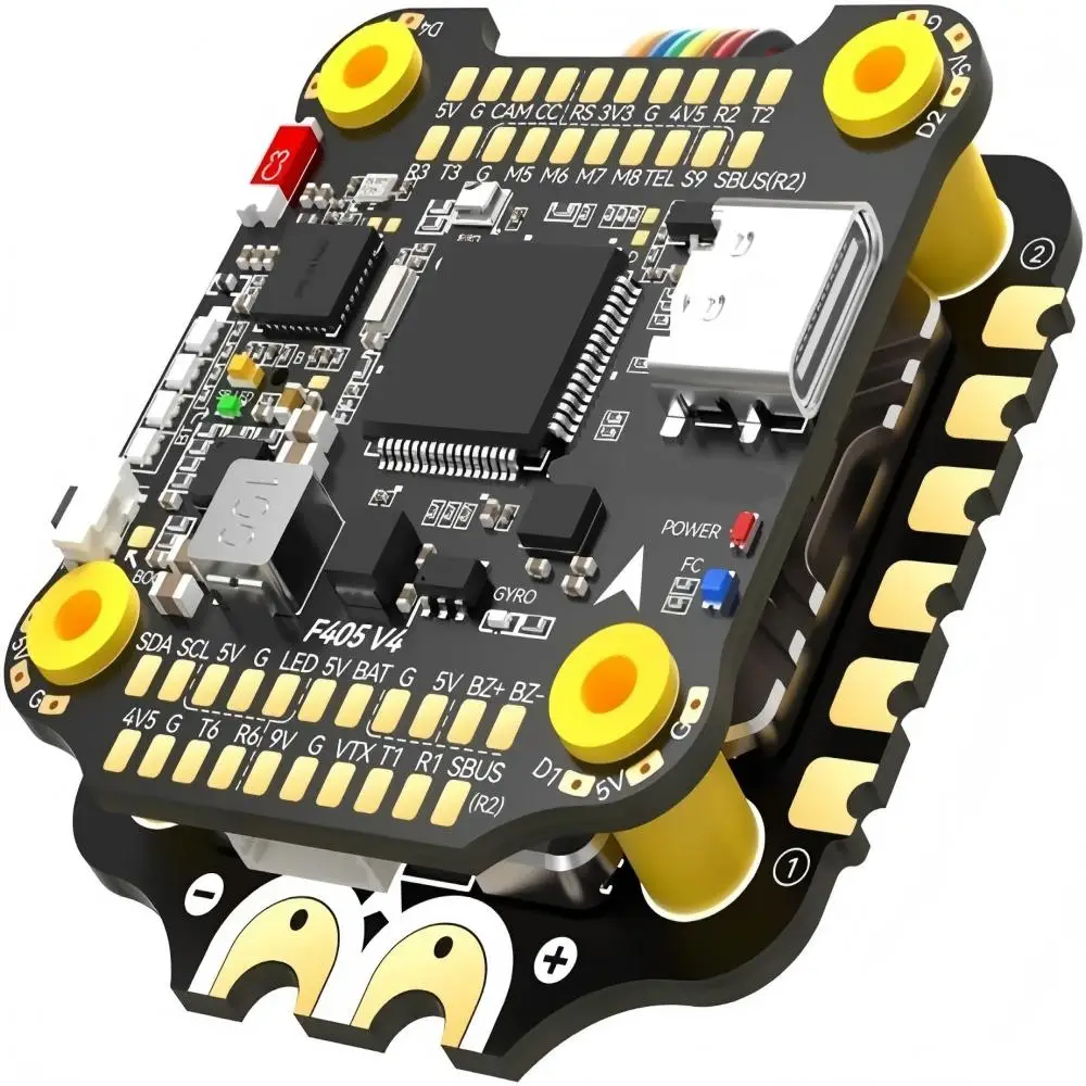 ชุดควบคุมการบิน F405 V4 BLS 60A ขนาด 30x30 มม. และชุดควบคุมความเร็ว ESC BLHELIS 60A 4in1 ใช้ได้กับโดรน Freestyle FPV ชิ้นส่วน DIY