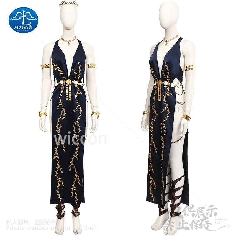 Queen Marika Cosplay Anime Game Eldenn Costume Rings high-quality Dress Lolita Shoes Wigs For Girls Woman Christmas Customized