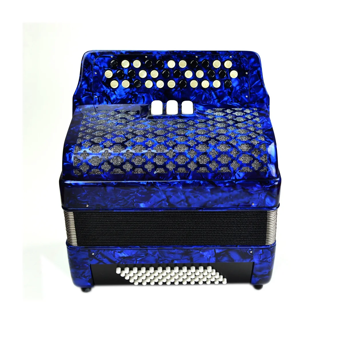 SEASOUND OEM Professional 34 Buttons 60 Bass 3 Registers Button Accordion Instrumetn Acordeon JB3460