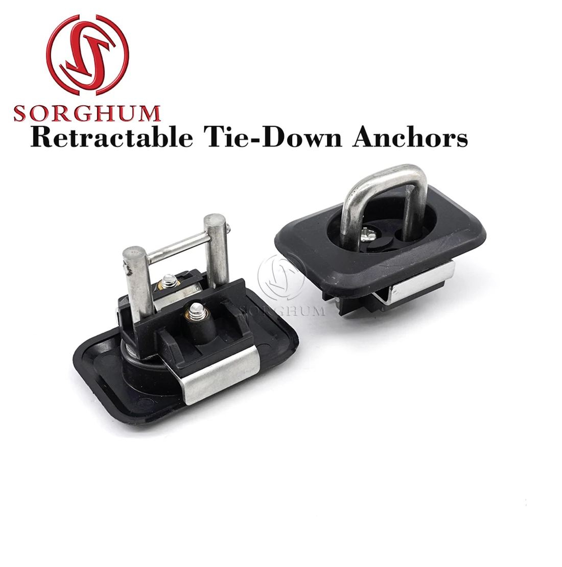 SORGHUM KK-02 For Toyota Tundra Bull Ring 4001 Pickup Truck Retractable Tie-Down Anchors Lock Buckle Fit Car Accessories Tools