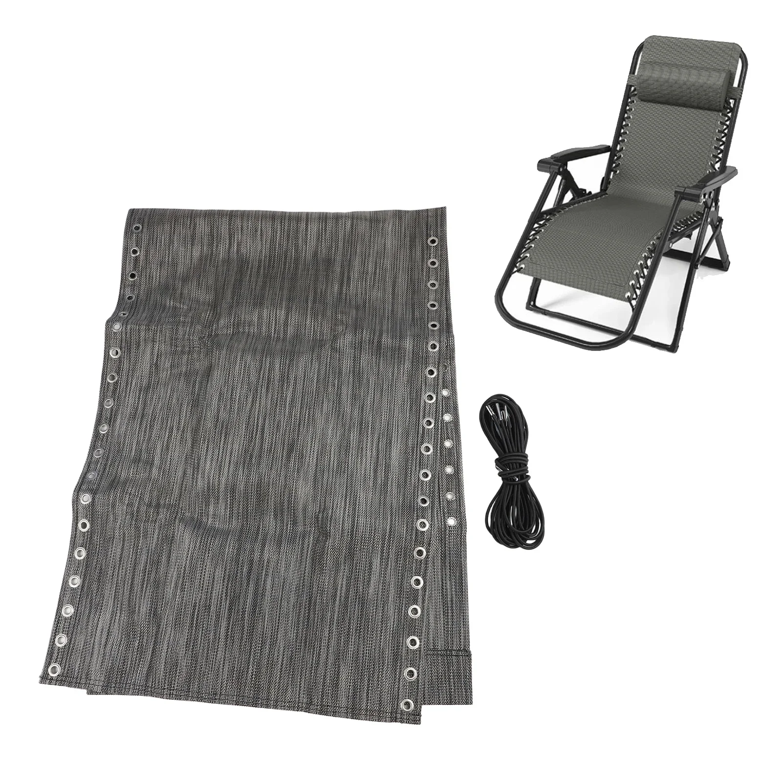 Gravity Chair Recliner Fabric Replacement Equipped With Rope Strap Breathable And Wear Resistant For Outdoor Chairs