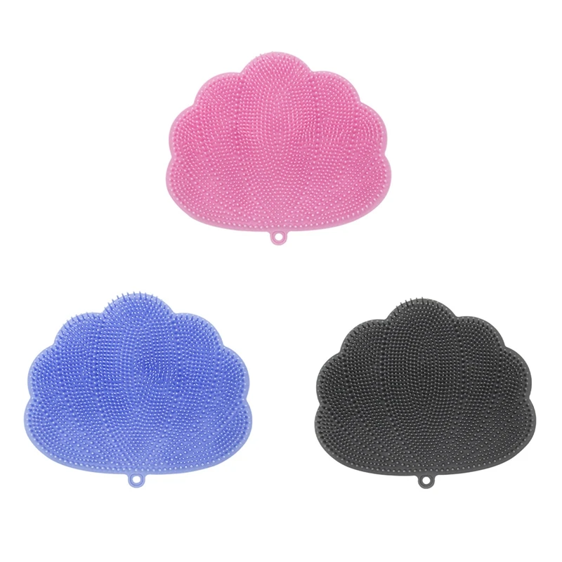 Douche Voet Massager Scrubber Met Zuignappen, Aan De Muur Gemonteerde Achterkant Scrubber Voor Douche, Handsfree Voet Scrubber Mat Makkelijk Te Gebruiken