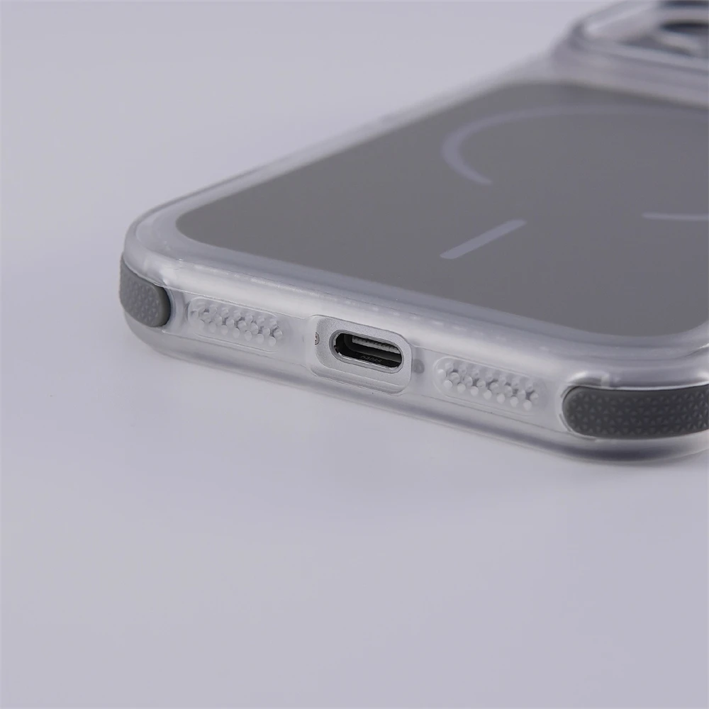 Luksusowe matowe, odporne na wstrząsy etui z magnetycznym zabezpieczeniem do iPhone 18 17 Pro Max 16 15 14 Plus 13 12, kompatybilne z Magsafe, z osłoną obiektywu i funkcją stojaka. — zdjęcie produktu 6