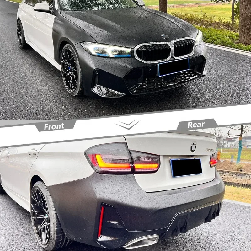 3 Series F30  F35 Upgrade to G20 LCI 2023 Style Body kit Headlight Fender Hood Car Bumpers Kit