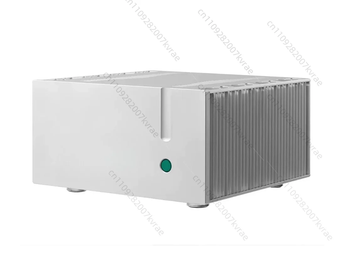 N-EW sil-ver full aluminum FM711MK2 power amplifier case audio amp DIY chassis boX with big heatsink 430*220*420mm