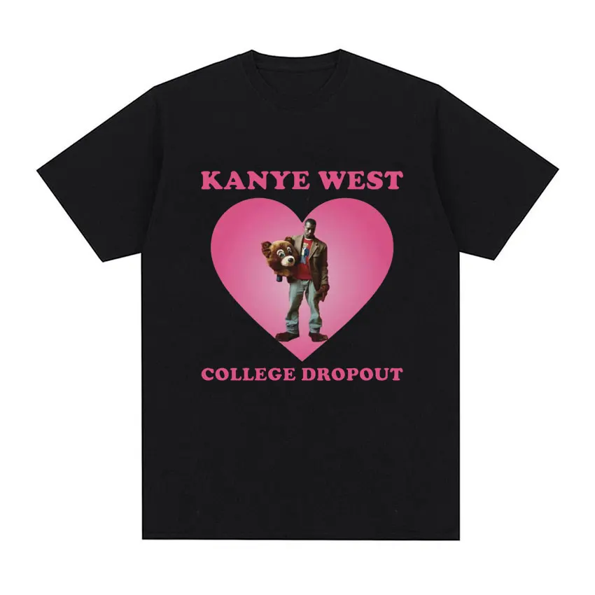 I Love Kanye West T Shirt for Men Oversized Cotton Short Sleeve T Shirts Man Women's Fashion Couples Clothes T-Shirt Streetwear