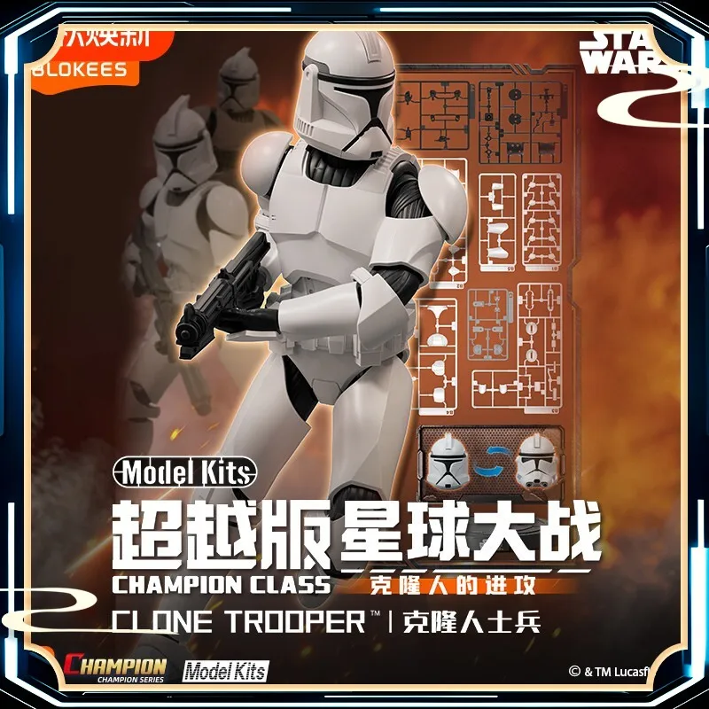 W magazynie BLOKEES Beyond Edition Star Wars Atak Klonów Zemsta Klonów Model do składania Zabawka Figurka Kolekcjonerska Prezent