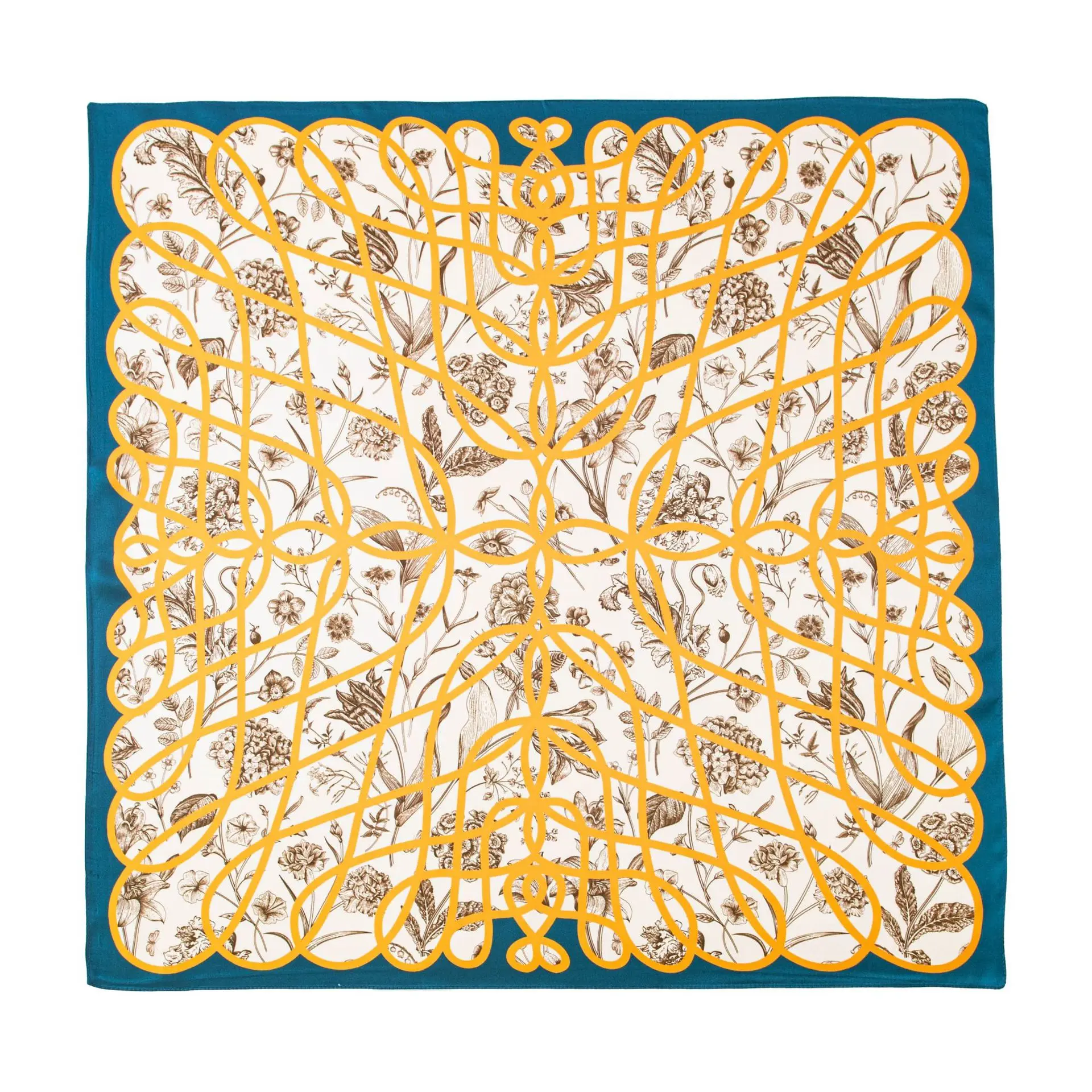 Mulberry silk new simple and elegant fashion light luxury high sense square versatile decorative scarf