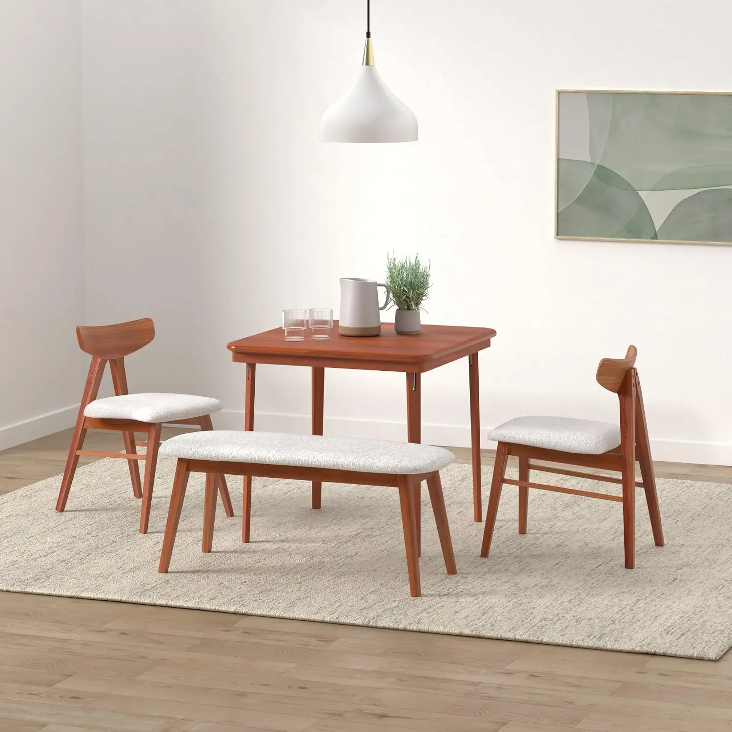 Stakmore Classic Straight Edge Square Wood Folding Card Table, 32
