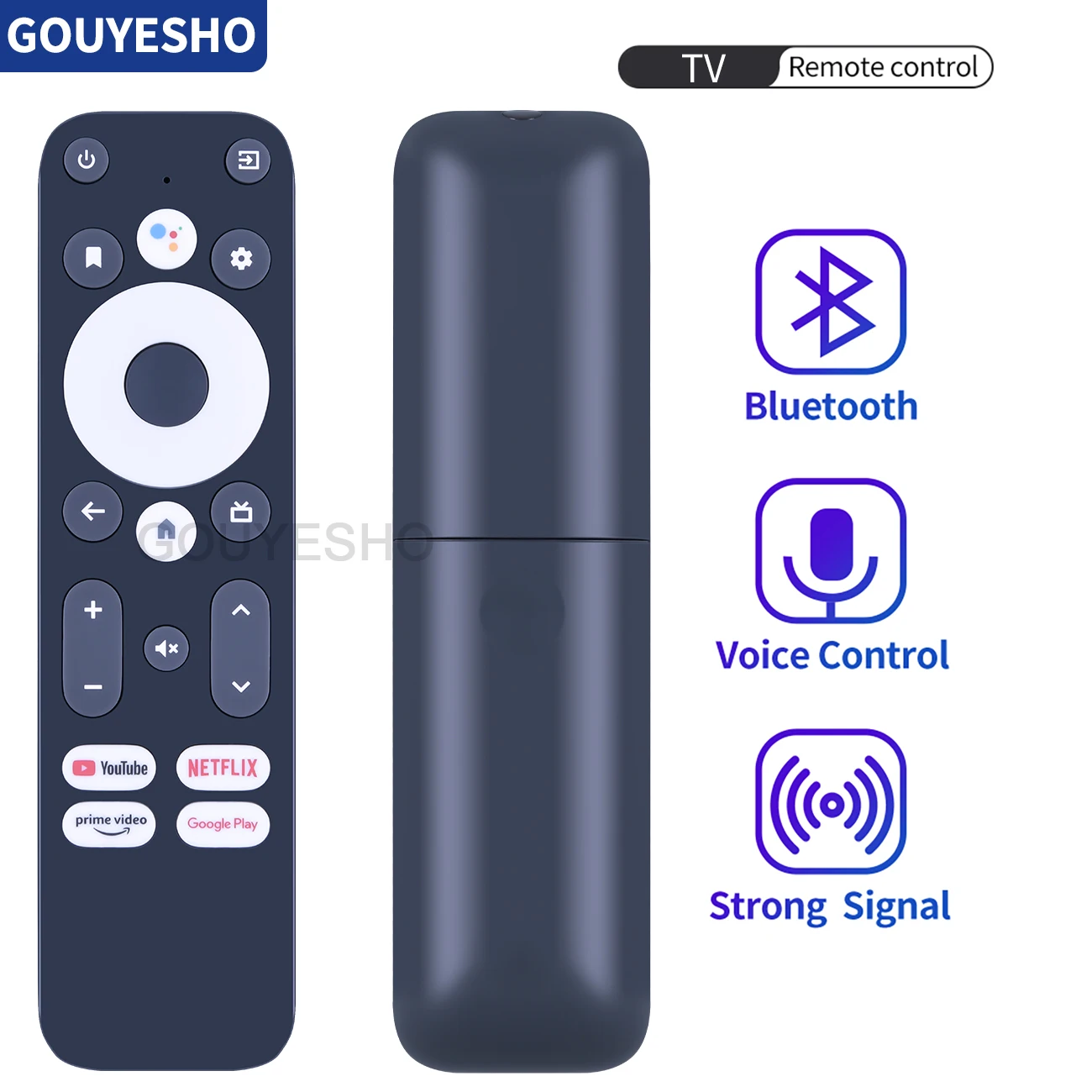 New Voice Remote Control  for Mecool KM2 4K Certified  Android TV Box Google G10 YAY GO BOX Leyf  EKO