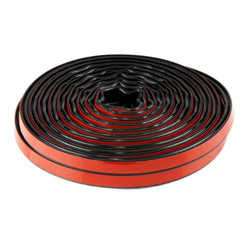 6m Anti-Theft Door Sealing Strip Windproof Strip Anti-Collision Strip Self-Adhesive Elastic Design Wear-Resistant Soundproof
