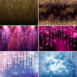 Bonvvie Photography Background Glitters Light Spot Abstract Bokeh Party Decoration Backdrop Photocall Props for Photo Studio