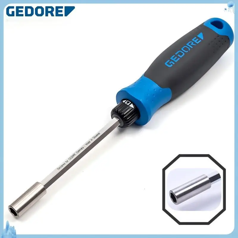 

GEDORE 2675 SilentGEAR 1/4-дюймовая шестигранная отвертка с храповым механизмом, подходит для технического обслуживания, автомобилей, велосипедов и домашнего использования
