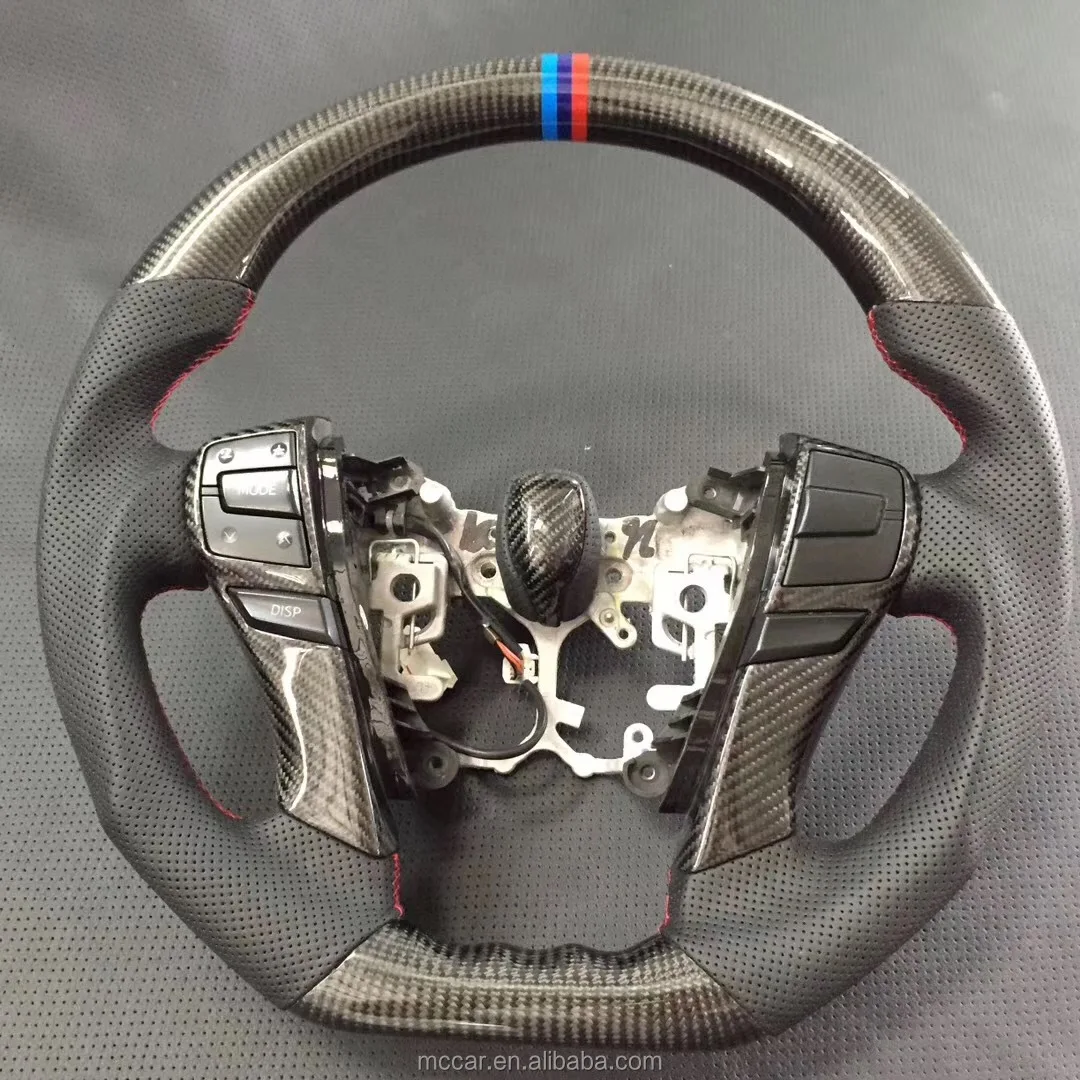 

Suitable for Carbon fiber steering wheel customized glossy carbon steering wheel