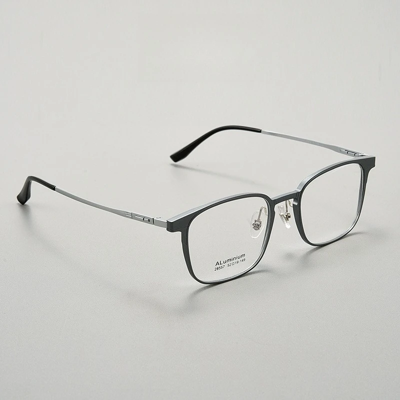 

Exquisite Details High Quality Square Alloy glasses frame men women optical Myopia Presbyopia prescription Retro eyewear