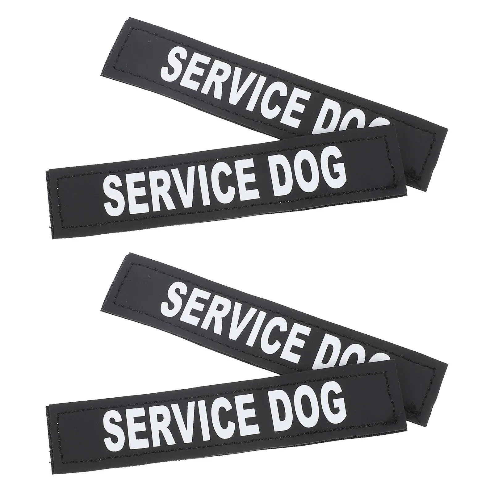 

Reflective Dog Vest Decor For Pet Chest Strap Durable Outdoor Use Stylish English Word Label Accessory For Pet Clothing