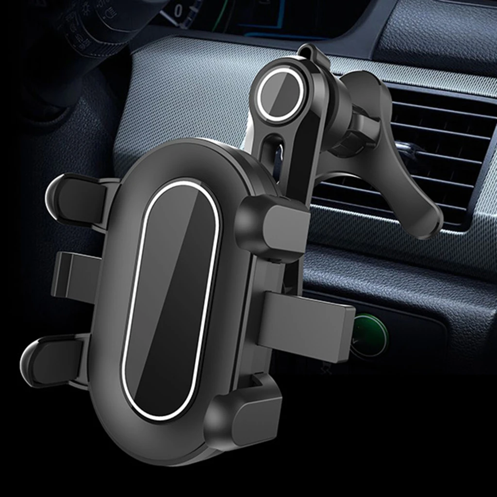 Xe Hơi Air Vent Clip Bóng Đầu Giá Đỡ Điện Thoại Đế Hỗ Trợ Đứng Phụ Kiện Sạc ĐTDĐ Chân Đế Kẹp Chống Sốc