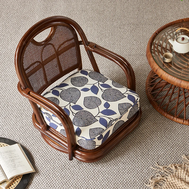Apartment furniture Cushion Low Chair Armchair Back Chair Tea Table Chair Homestay Suitable for interior decoration