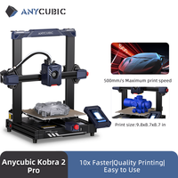 ANYCUBIC Kobra 2 Pro 500mm/s Maximum Printing Speed FDM 3d Printer 25-Point Automatic Leveling With 9.8 x8.7 x 8.7in Print Size