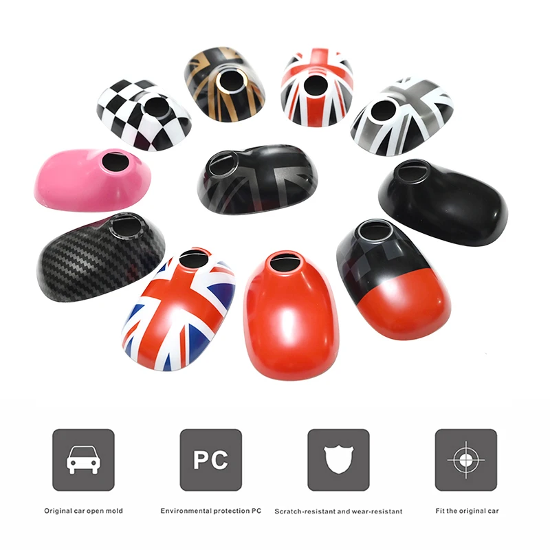 For MINI Cooper S JCW R60 Countryman R61 Paceman Union Jack Car Exterior Trim Antenna Cover Sticker Car-Styling Accessories