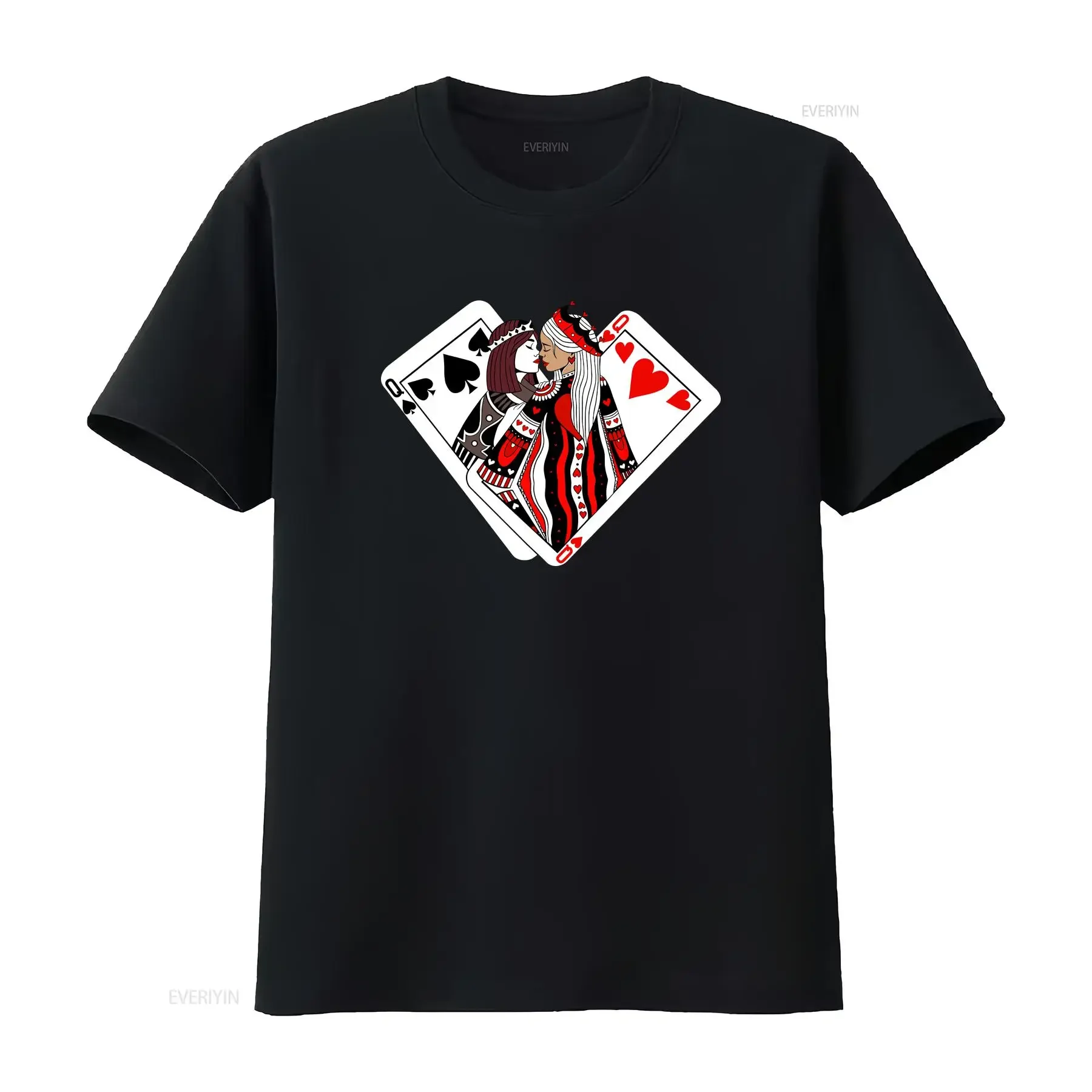 Sapphic Lesbian T Shirt Pride Month LGBT Womens Outfit Love Art Coming Out WLW Kissing Cards Fruity long or short sleeves
