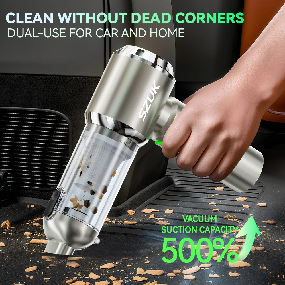 2025 Wireless Cleaner SZUK Powerful Mini Car Vacuum Cleaner 985000Pa Portable Handheld Vacuum Cleaner Vehicle Cleaning Machine