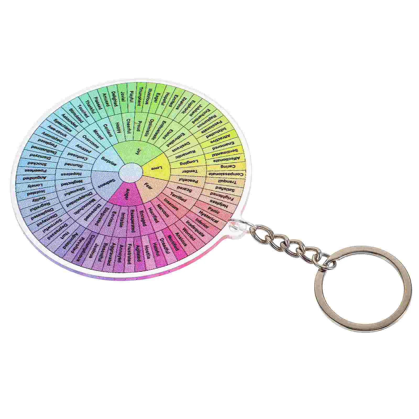 Keychains Feeling Wheel Pendant Portable Feelings Purple Craft Aluminum Alloy Decor