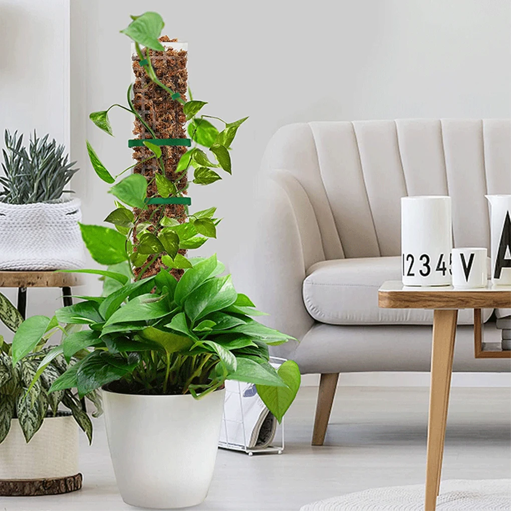 ABS Indoor Potted Plant Sticks Support Growing Environment Train Plants To Grow Upward Unique 4pcs set
