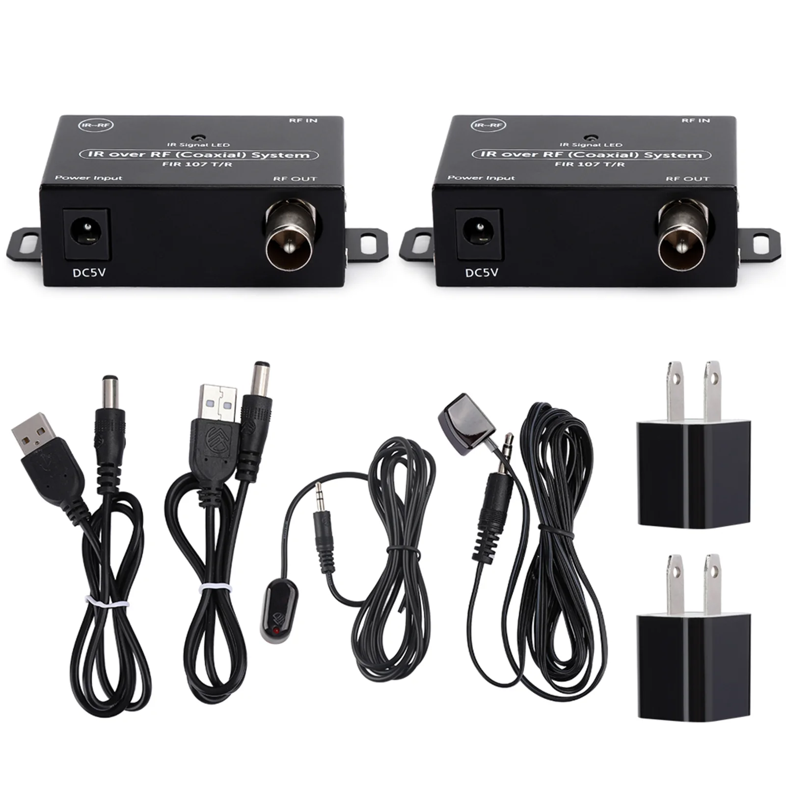 

AV to RF Infrared Repeater Extender Kit with RF Modulator Plastic Material RF107