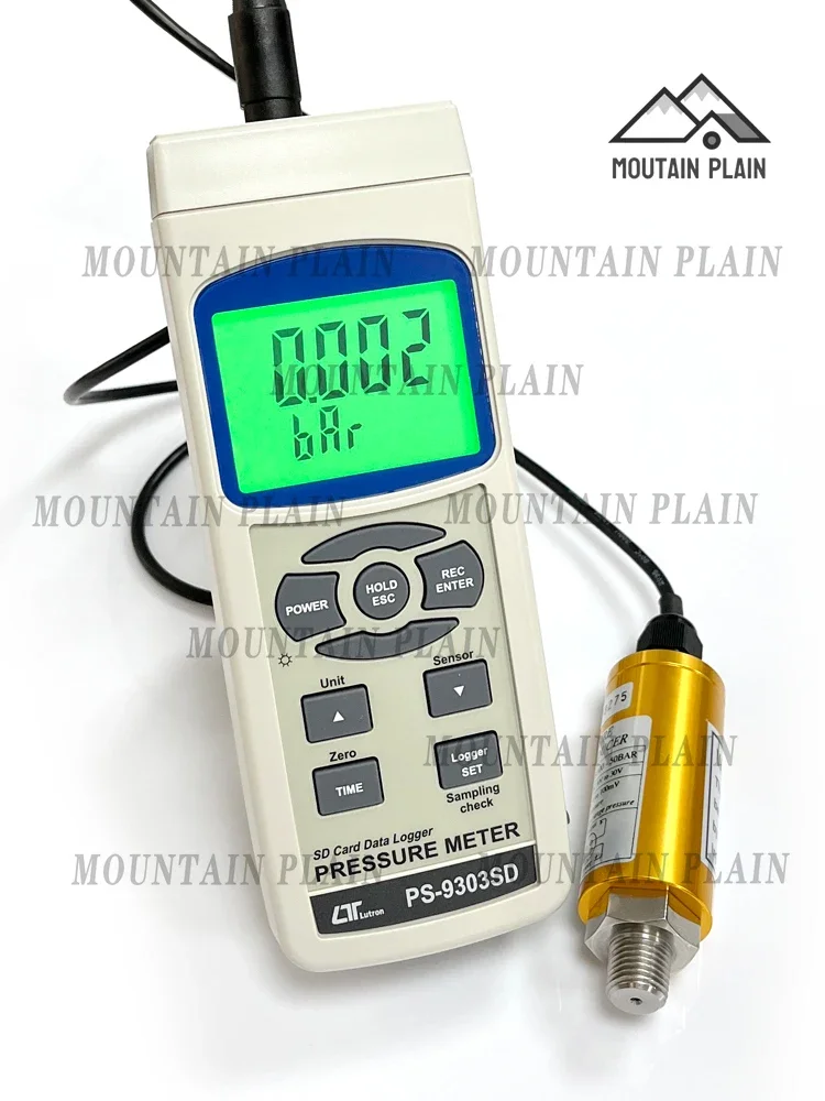 High Precision Pipeline Digital Barometer Pressure Gauge Pressure Gauge Differential Pressure Detection Monitoring Recorder