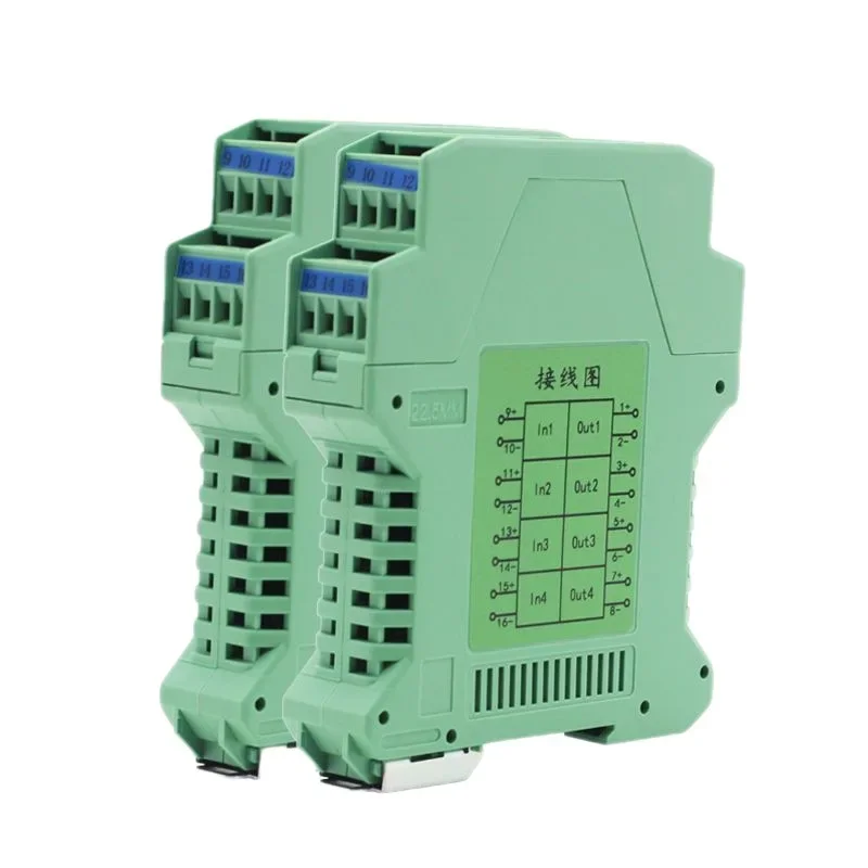 Passive Signal Isolator 4-20mA Multi-Channel Current Transducer without Power Supply