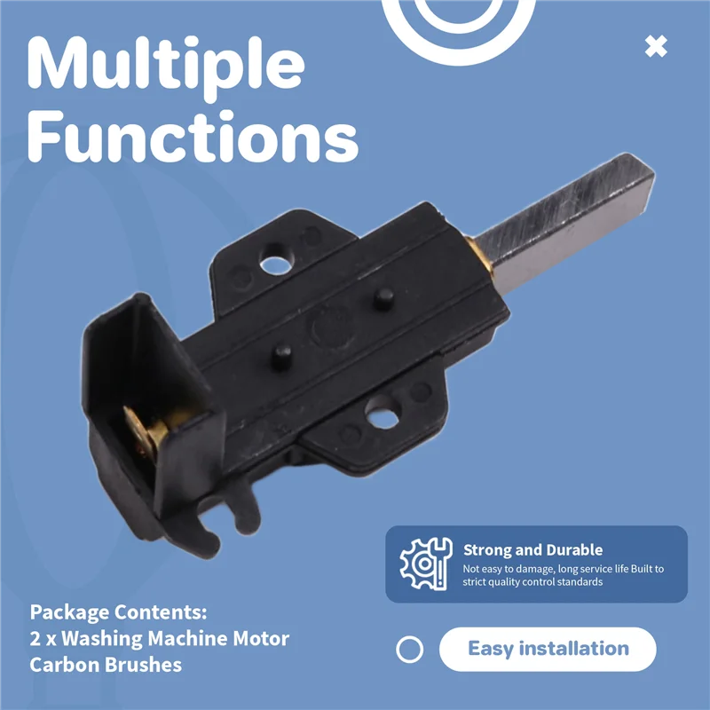 ل WW80J5555FX 8 كجم تدور 1400 محرك الغسالة فرش كربون WW80J5555DW X 2 قطعة المبيعات