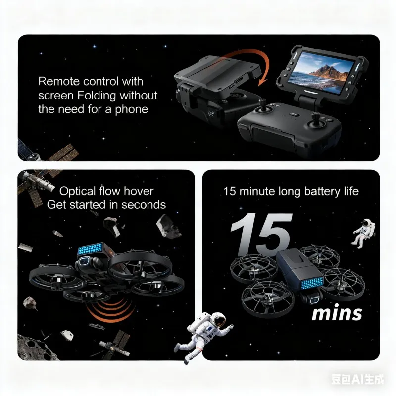 Xiaomi M8 الطائرة بدون طيار 8K الجوي HD كاميرا مزدوجة التصوير الذكي تجنب العوائق فرش الطاقة 5G واي فاي نظام تحديد المواقع العودة الطائرة بدون طيار #6