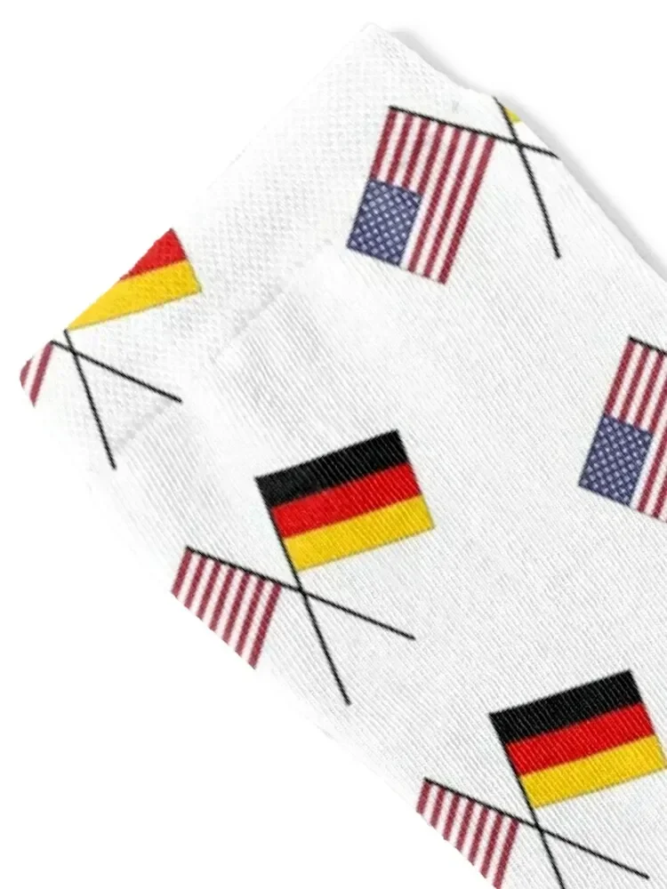 German-American friendship USA Germany Socks sheer FASHION winter cycling Men's Socks Luxury Women's