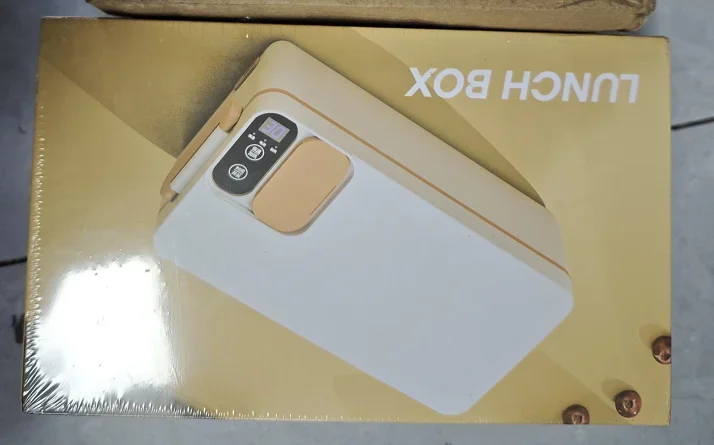 1l-ポータブルusb電気ランチボックス-充電式保温弁当箱-キャンプやアウトドア用
